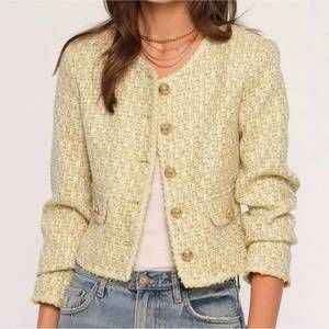 NEW HEARTLOOM patricia blazer in lemon